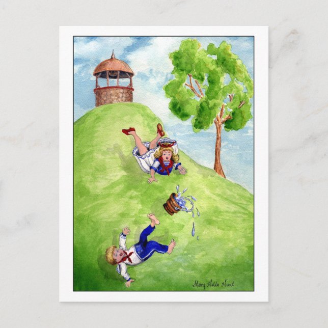 Cartão Postal Cartão-postal Jack e Jill (Frente)