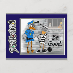 Cartão Postal Cartão-postal Jailbird