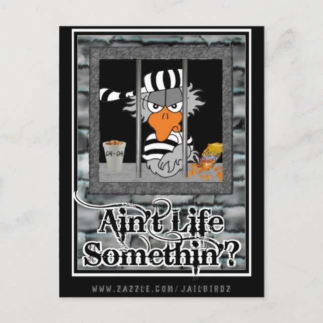 Cartão Postal Cartão-postal Jailbird (Frente)