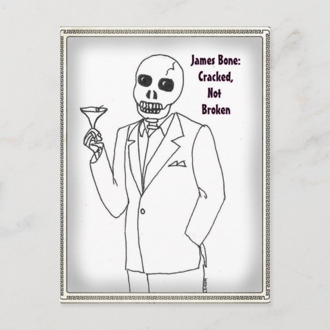 Cartão Postal Cartão-postal James Bone (Frente)