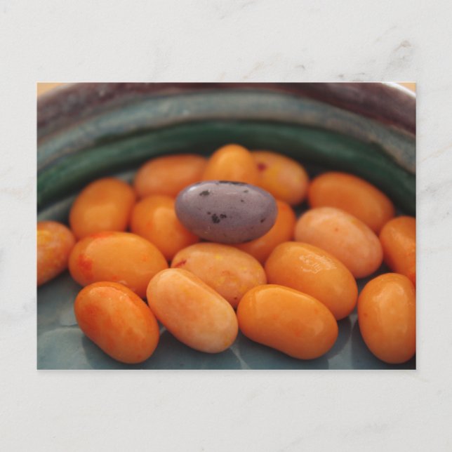 Cartão Postal Cartão-postal John 6:27 Jellybean (Frente)