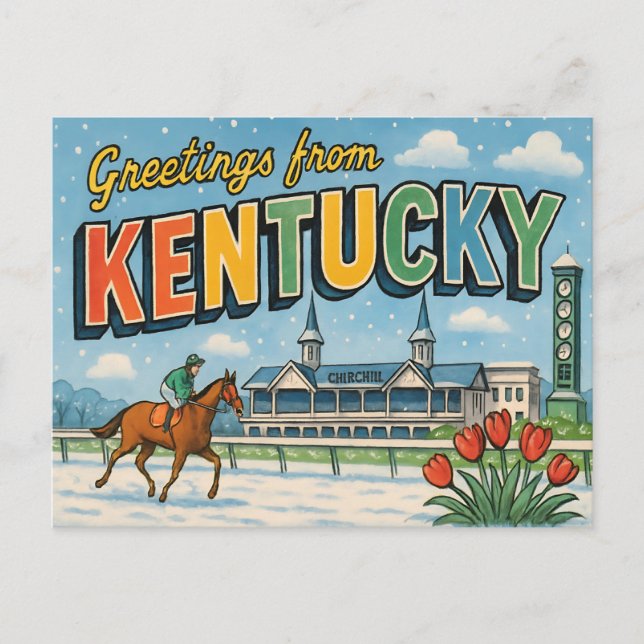 Cartão Postal Cartão-postal KENTUCKY (Frente)