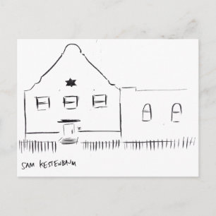 Cartão Postal Cartão-postal Kestenbaum Bedford-Stuyvesant Synago