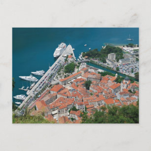 Cartão Postal Cartão-postal Kotor no Montenegro