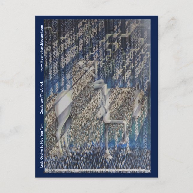 Cartão Postal Cartão-postal - Lady Godiva (Frente)