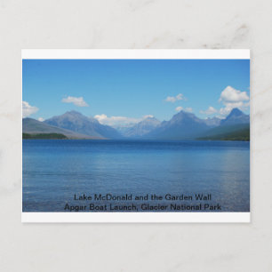 Cartão Postal Cartão-postal Lago McDonald/Apgar Boat Launch