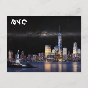 Cartão Postal Cartão-postal legal com linha Nova Iorque