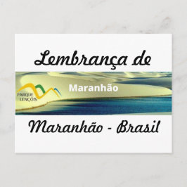 Cartão Postal Cartáo postal lembrança de Maranhão
