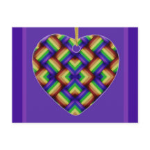 Cartão-postal LGBT do feliz dia de os namorados