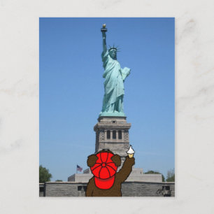 Cartão Postal Cartão-postal 'Liberty Bear' NY