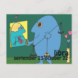 Cartão Postal Cartão-postal Libra