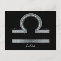 Cartão-postal Libra