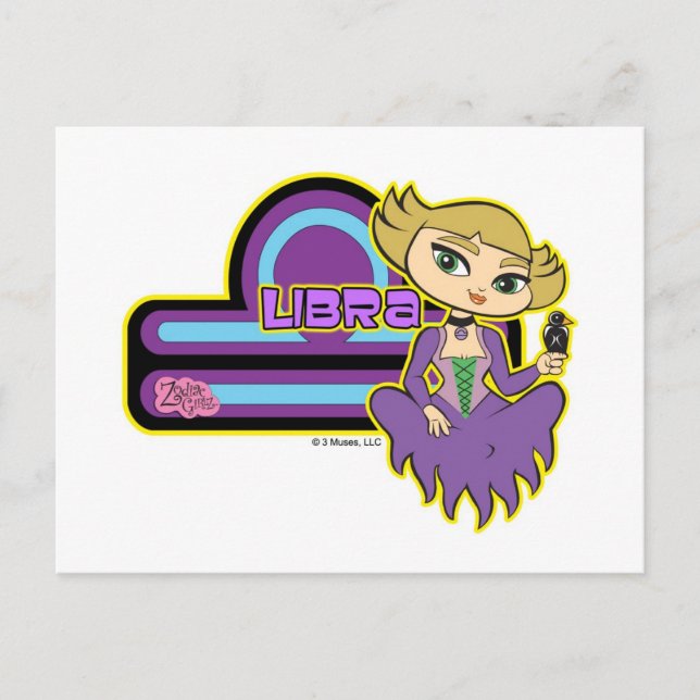 Cartão Postal Cartão-postal Libra (Frente)