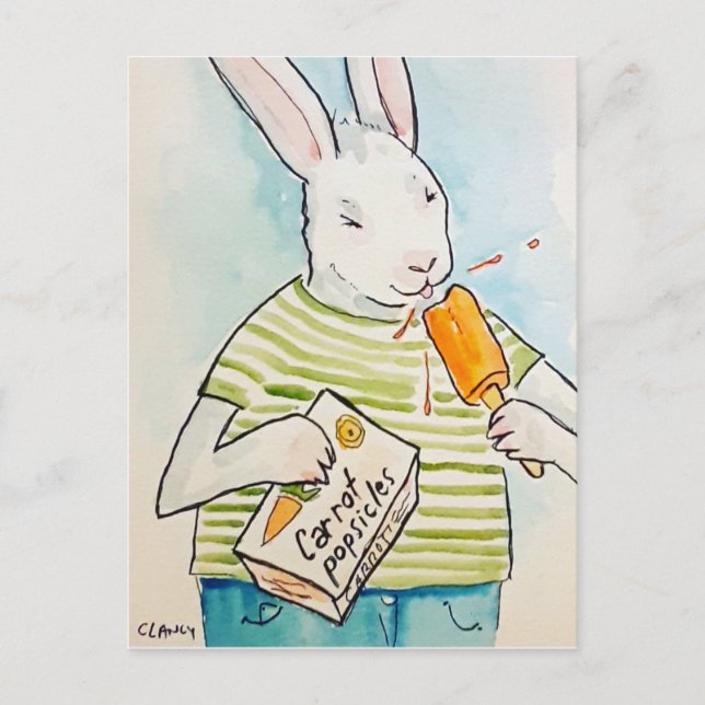 Cartão Postal Cartão-postal Lick Hare (Frente)
