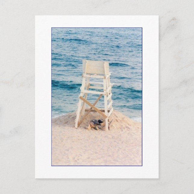 Cartão Postal Cartão-postal 'Lifeguard Stand at Twilight' (Frente)