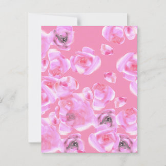 Cartão Postal Cartão-postal Lindo Rosa