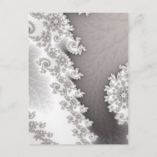 Cartão Postal Cartão-postal Linhas Prateadas