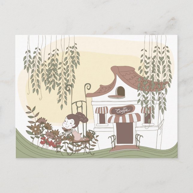 Cartão Postal Cartão-postal Live Laugh Love #1 (Frente)