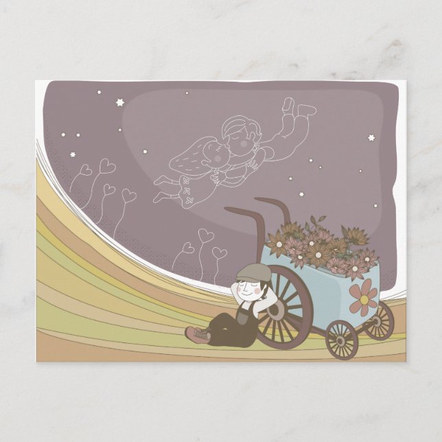 Cartão Postal Cartão-postal Live Laugh Love #10 (Frente)