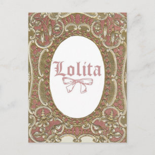 Cartão Postal Cartão-postal Lolita Rosa