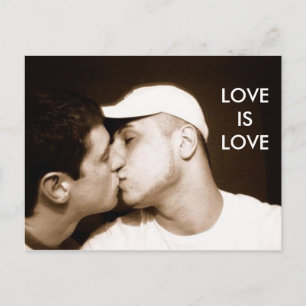 Cartão Postal Cartão-postal 'Love Is Love'
