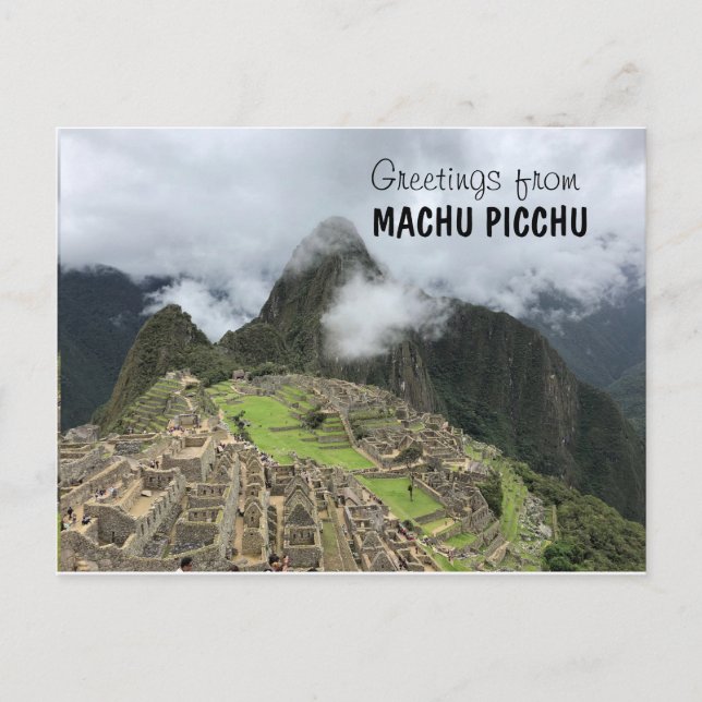 Cartão Postal Cartão-postal Machu Picchu, Peru (Frente)
