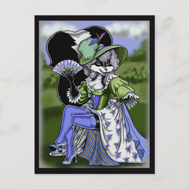Cartão Postal Cartão-postal Madame de Pew (Frente)