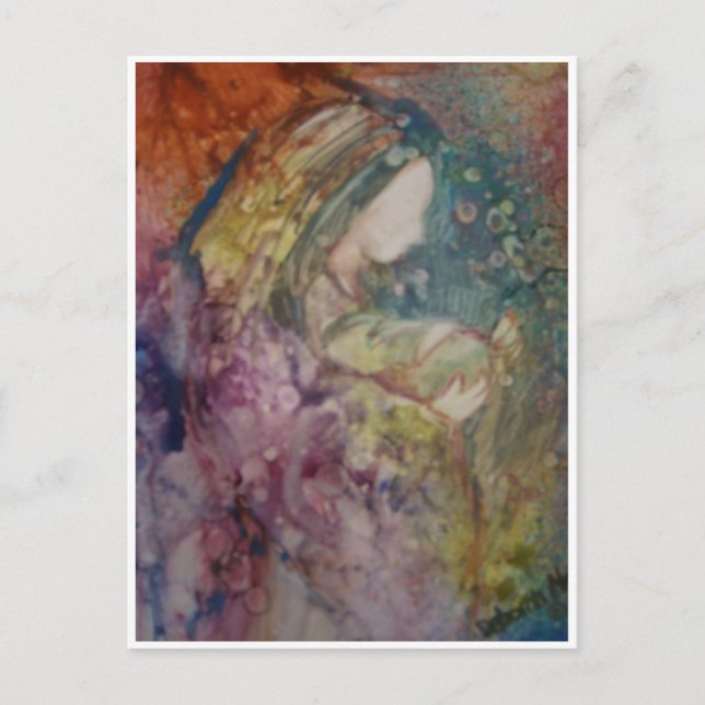 Cartão Postal Cartão-postal "Mãe E Filho" (Frente)