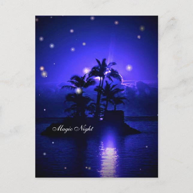 Cartão Postal Cartão-postal Magic Night (Frente)