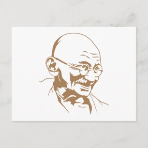 Cartão Postal Cartão-postal Mahatma Gandhi
