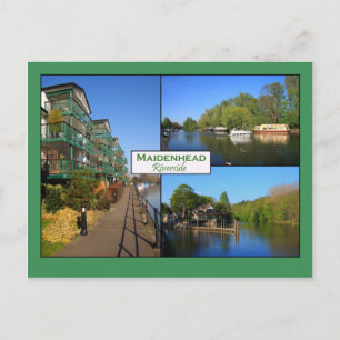 Cartão Postal Cartão-postal Maidenhead Riverside