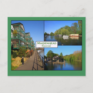 Cartão Postal Cartão-postal Maidenhead Riverside