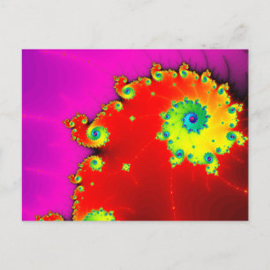 Cartão Postal Cartão-postal Mandelbrot Art