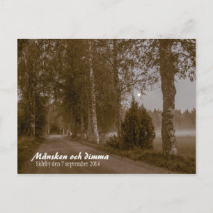 Cartão Postal Cartão-postal Månsken och dimma CC0545