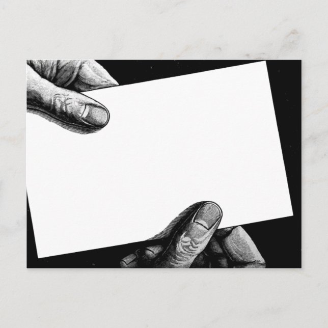 Cartão Postal Cartão-postal "Mãos-em-Mão" (Frente)