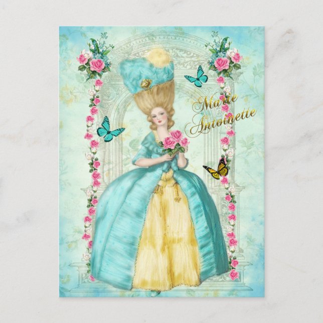Cartão Postal Cartão-postal Marie Antoinette Romantic Mint Dream (Frente)