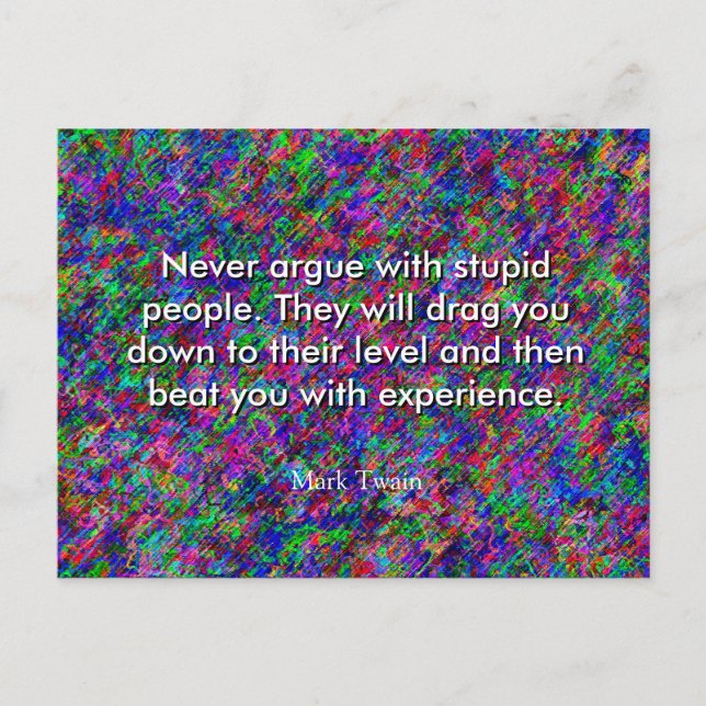 Cartão Postal Cartão-postal Mark Twain (Frente)