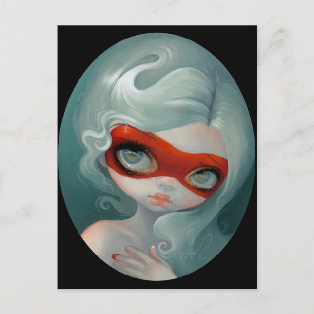 Cartão Postal Cartão-postal "Máscara Vermelha" (Frente)