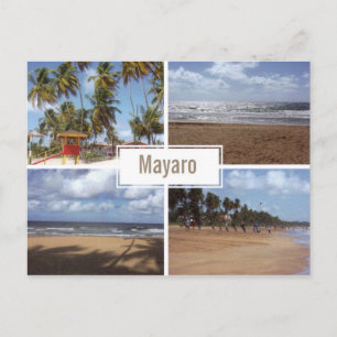 Cartão Postal Cartão-postal Mayaro Beach Collage (Várias Visõ