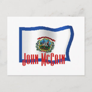 Cartão Postal Cartão-postal McCain West Virginia
