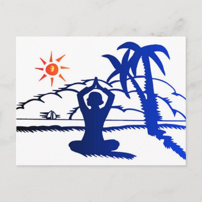 Cartão Postal Cartão-postal - Meditação (Frente)