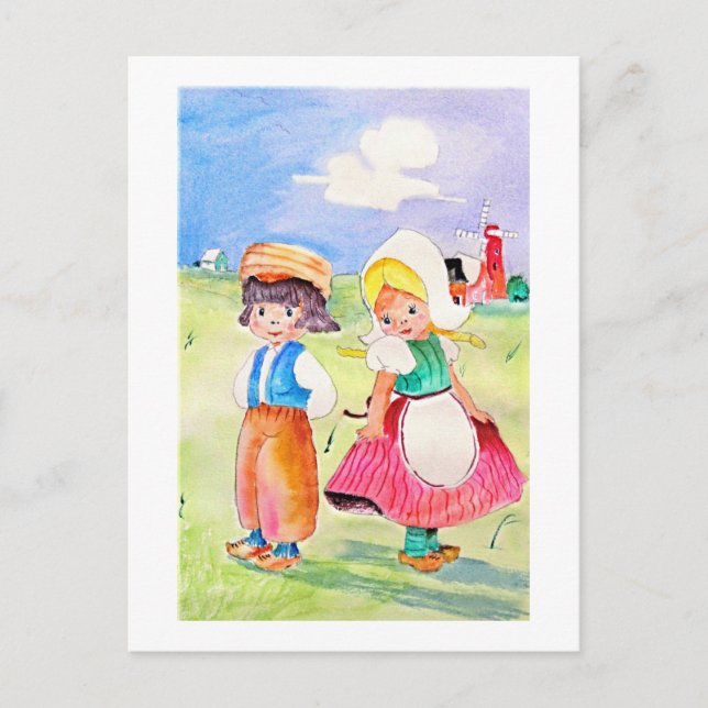 Cartão Postal Cartão-postal meio tímido (Frente)