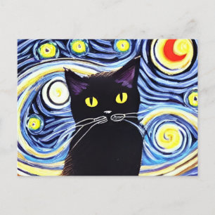 Cartão Postal Cartão-postal Meow