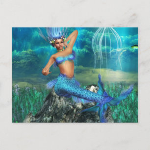 Cartão Postal Cartão-postal Mermaid