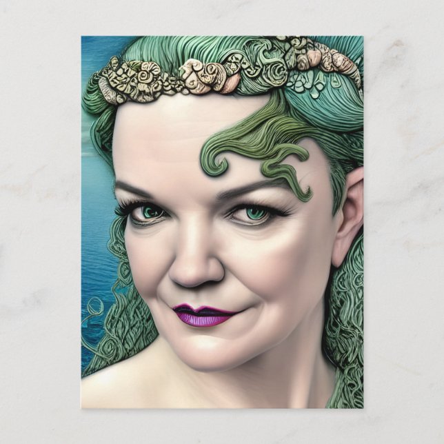 Cartão Postal Cartão-postal Mermaid (Frente)