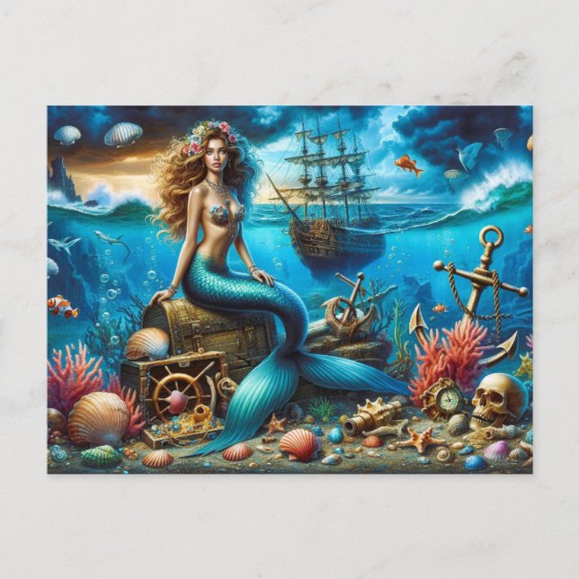 Cartão Postal Cartão-postal Mermaid (Frente)