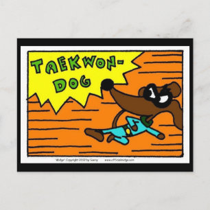 Cartão Postal Cartão-postal Midge TAEKWON-DOG