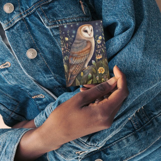 Cartão Postal Cartão-postal Midnight Owl (An example of the artwork we use for design)