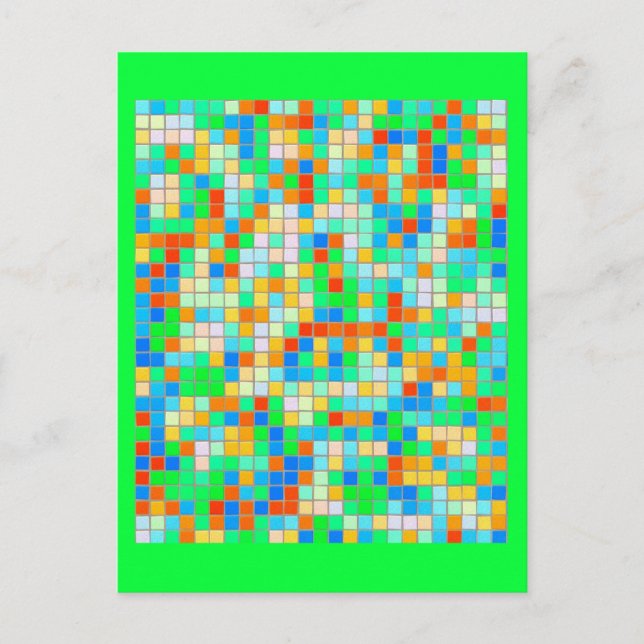 Cartão Postal Cartão-postal-Misc/Abstrato-Mosaicos 11 (Frente)