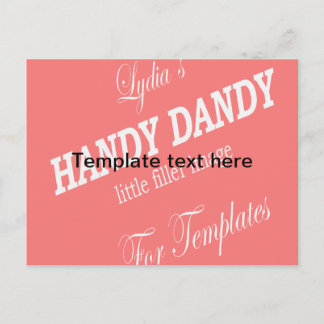 Cartão Postal Cartão-postal modelo - guardar